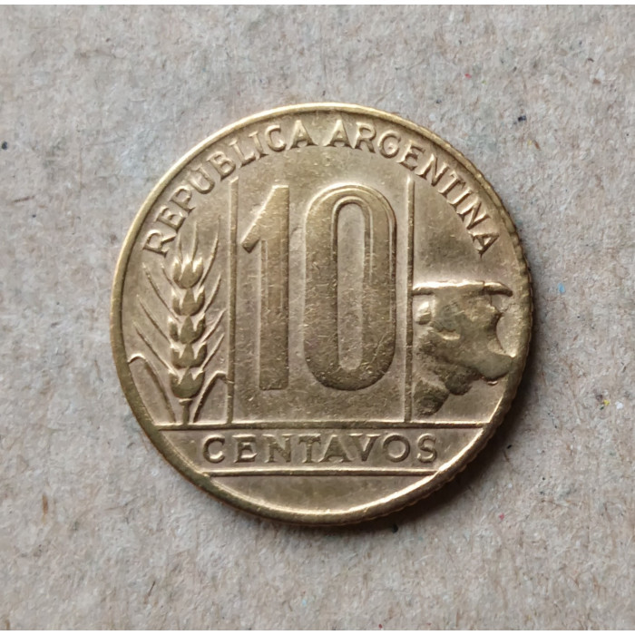 Аргентина 10 Сентаво 1948 год
