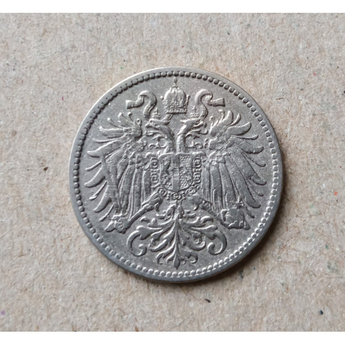 Австрия 10 Геллеров 1895 год