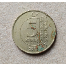 Турция 5 Куруш 2011 год