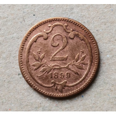 Австрия 2 Геллера 1899 год
