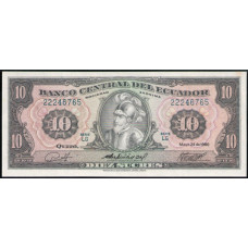 Эквадор 10 Сукре 1980 год , UNC