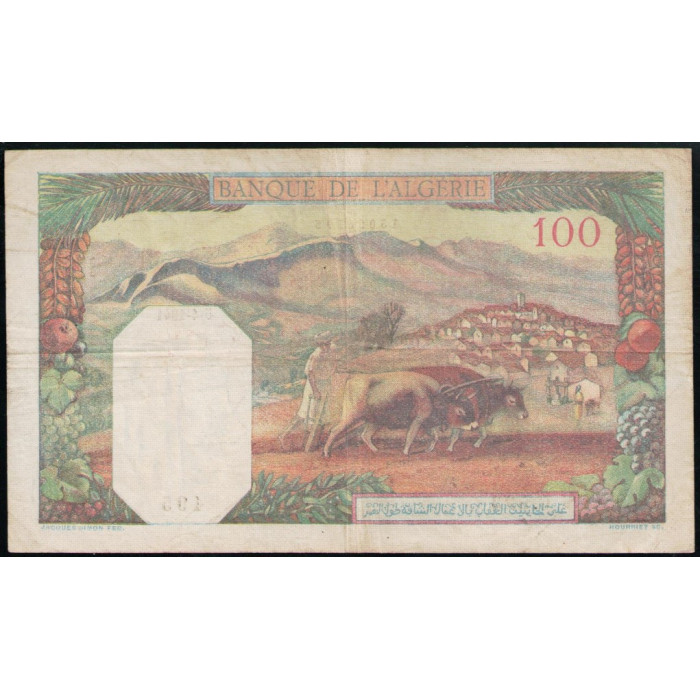 Тунис 100 Франков 1941 год