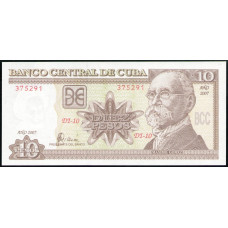 Куба 10 Песо 2007 год , UNC