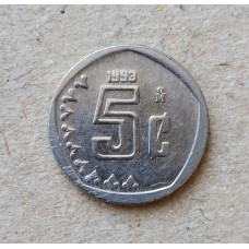 Мексика 5 Сентаво 1993 год