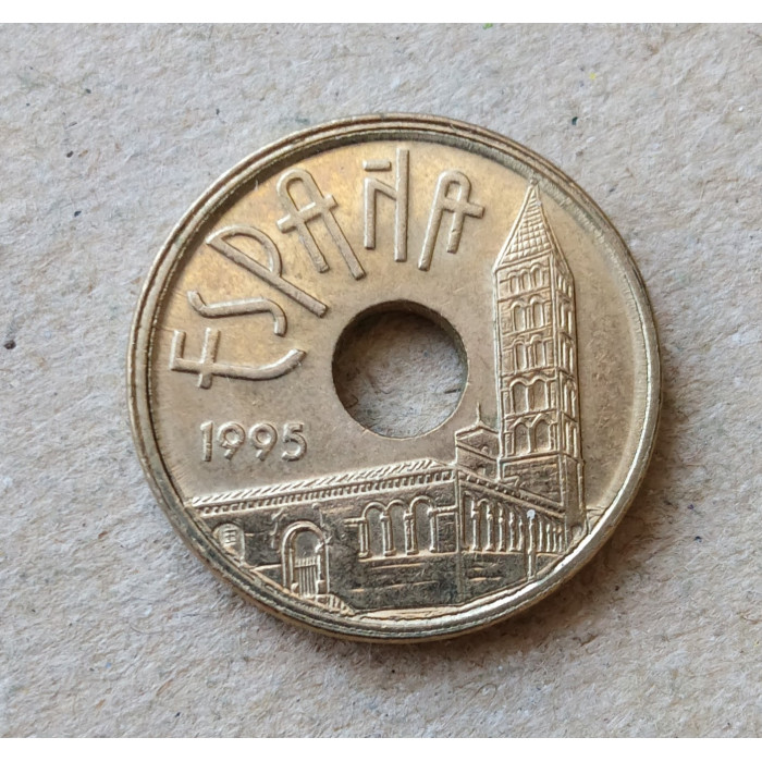 Испания 25 Песет 1995 год , Кастилия и Леон