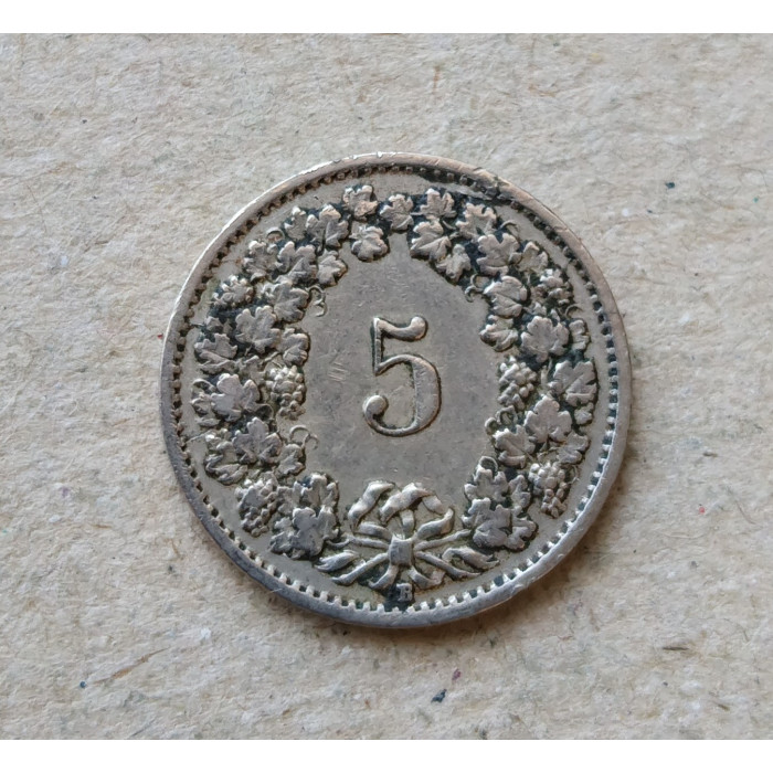 Швейцария 5 Раппенов 1919 год