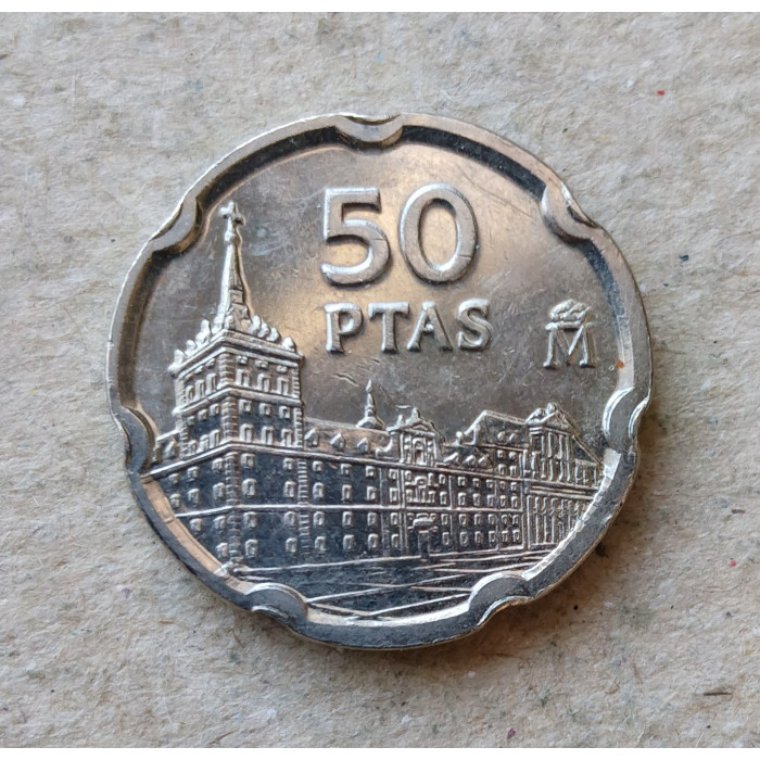 Испания 50 Песет 1997 год , Хуан де Эррера