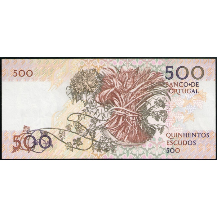 Португалия 500 Эскудо 1987 год , XF
