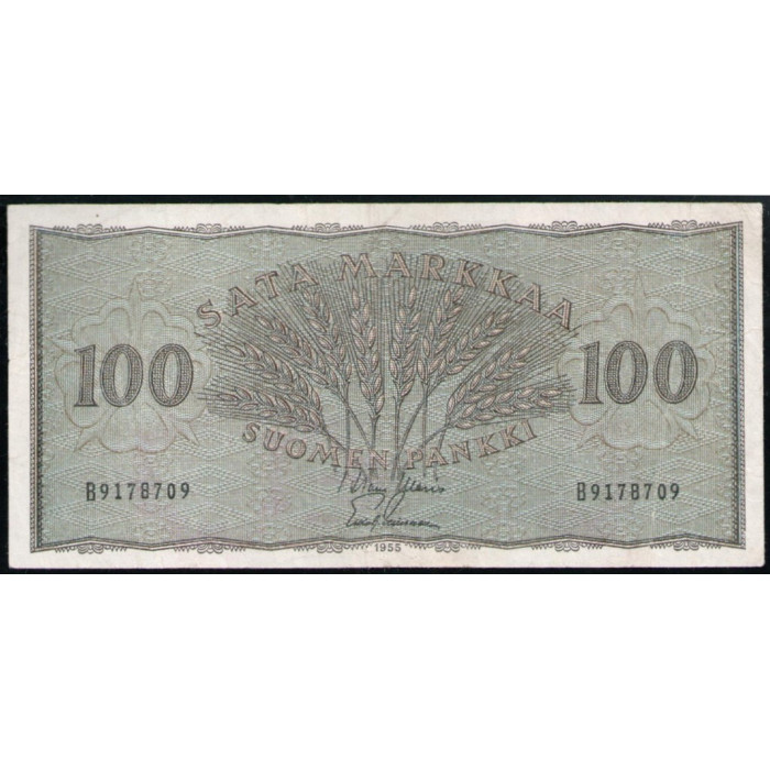 Финляндия 100 Марок 1955 год 