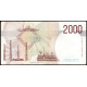 Италия 2000 Лир 1990 год