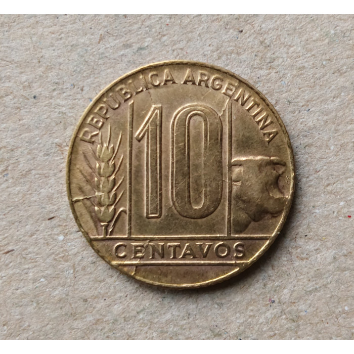 Аргентина 10 Сентаво 1948 год