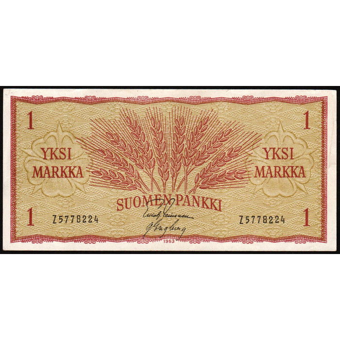 Финляндия 1 Марка 1963 год