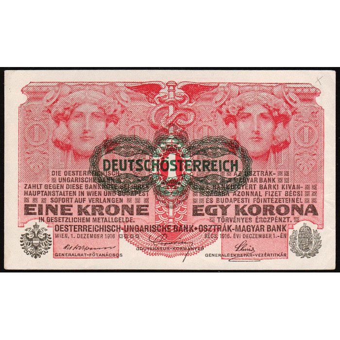 Австро-Венгрия 1 Крона 1916 год , XF