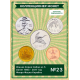 Южная Корея Набор из 5 монет 1983 - 2017 год Флора Фауна Корабль UNC (SET 23)