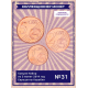 Греция Набор из 3 монет 2014 год Евроценты Корабли Парусники UNC (SET 31)