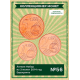 Латвия Набор из 3 монет 2014 год Евроценты UNC (SET 56)