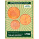 Италия Набор из 3 монет 2002 год Евроценты Памятники Архитектуры UNC (SET 62)