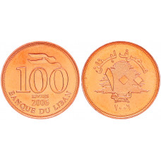 Ливан 100 Ливров 2006 год UNC KM# 38b (BOX1132)