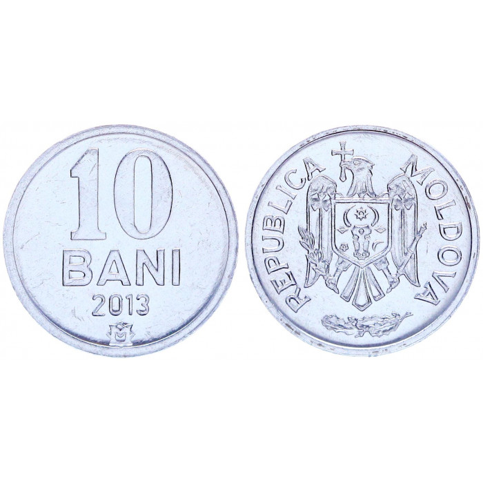 Молдова 10 Бани 2013 год UNC KM# 7 Молдавия (BOX1156)