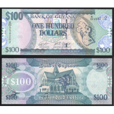 Гайана 100 долларов 2019 год Р#36d UNC 