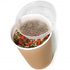 Одноразовый чайник для заваривания чая, травяных сборов, фруктовых и ягодных напитков, глинтвейна, а также для холодного чая со льдом и лимонада.10 шт.