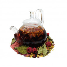 Чай травяной натуральный МЯТНАЯ МАЛИНА для заваривания в чайнике