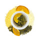 Чай травяной натуральный МОЛОЧНЫЙ УЛУН И МАНДАРИН для заваривания в чайнике