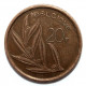 БЕЛЬГИЯ 20 франков 1981 (KM#159 «BELGIQUE») БОДУЭН I