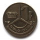 БЕЛЬГИЯ 1 франк 1990 (KM# 170 «BELGIQUE») БОДУЭН I