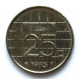 НИДЕРЛАНДЫ 25 центов 1985 (KM# 204) БЕАТРИКС