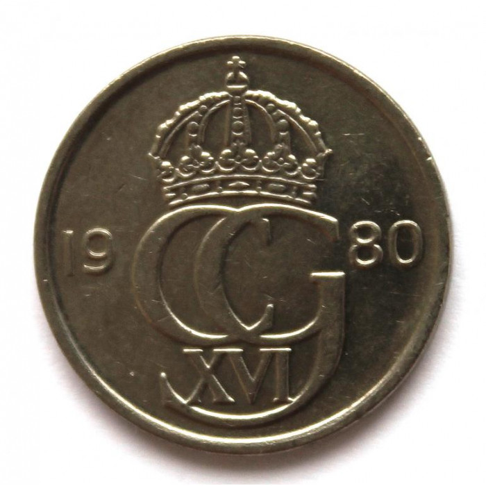 ШВЕЦИЯ 50 эре 1980 (KM# 855) КАРЛ XVI ГУСТАВ