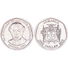 Ямайка 1 Доллар 2015 год KM# 189 Александр Бустаманте
