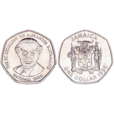 Ямайка 1 Доллар 1995 год KM# 164 Александр Бустаманте