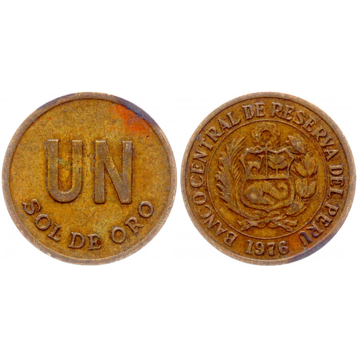 Перу 1 Соль 1976 год KM# 266.1