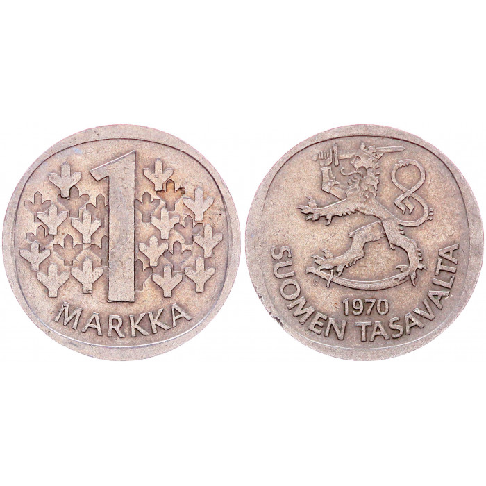 Финляндия 1 Марка 1970 год KM# 49a