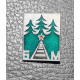 СССР ретро значок БАМ ЖД всесоюзная стройка Елки оригинал