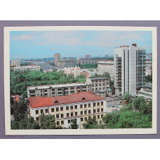 СССР открытка «НОВОСИБИРСК». Панорама города 1989 (чистая) Оригинал. Посткроссинг