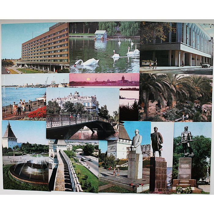 СССР набор из 12 почтовых открыток «АСТРАХАНЬ» (Планета, 1982) Чистые. Посткроссинг. Оригинал СССР набор из 12 почтовых открыток «АСТРАХАНЬ» (Планета, 1982) Чистые. Посткроссинг. Оригинал