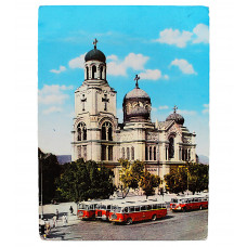 БОЛГАРИЯ почтовая открытка «ВАРНА». Кафедральный собор Успения Богородицы (чистая) Посткроссинг