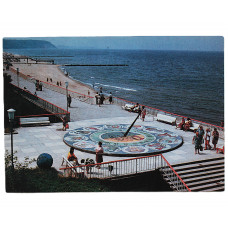 СССР открыта "Светлогорск". Солнечные часы. 1991 год. Чистая. Оригинал. Посткроссинг