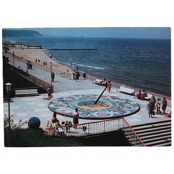 СССР открыта "Светлогорск". Солнечные часы. 1991 год. Чистая. Оригинал. Посткроссинг СССР открыта "Светлогорск". Солнечные часы. 1991 год. Чистая. Оригинал. Посткроссинг