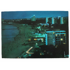 БОЛГАРИЯ почтовая открытка «СЛЪНЧЕВ БРЯГ». Солнечный берег. Курорты Болгарии. Чистая. Посткроссинг