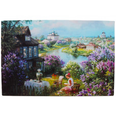 Почтовая открытка «ЛЕТНИЙ ДЕНЬ». Владимир Жданов. Чистая. Посткроссинг