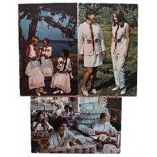 СССР комплект из 3 открыток «ЧЕБОКСАРЫ» (1973 год) Чистые