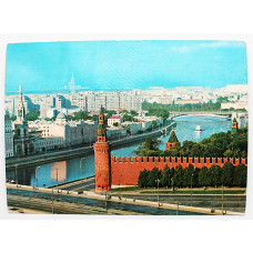 СССР почтовая открытка «МОСКВА». Набережная Мориса Тореза (Мин связи, 1977) Чистая. Посткроссинг