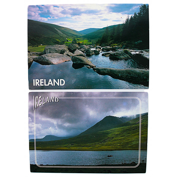 ИРЛАНДИЯ пара почтовых открыток «КРАСОТЫ ИРЛАНДИИ». Новые. Посткроссинг