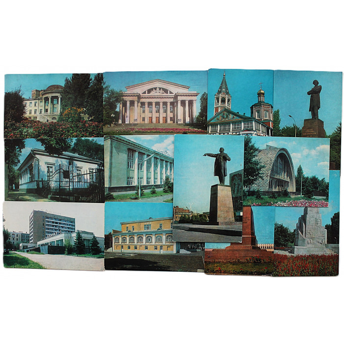 СССР комплект из 13 открыток "САРАТОВ" (Советская Россия, 1982)