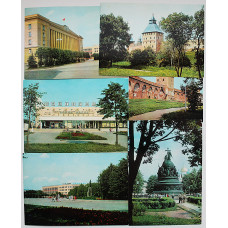 СССР комплект из 6 открыток «НОВГОРОД» (Советская Россия, 1982)