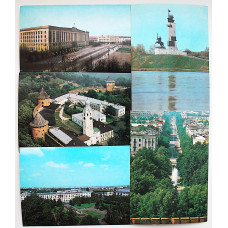 СССР комплект из 5 почтовых открыток «НОВГОРОД» (Планета, 1984) Чистые