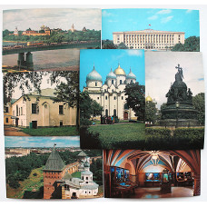 СССР комплект из 7 открыток «НОВГОРОД» (Аврора, 1982)